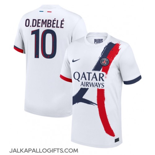 Paris Saint-Germain Ousmane Dembele #10 Vieraspaita 2024-25 Lyhythihainen